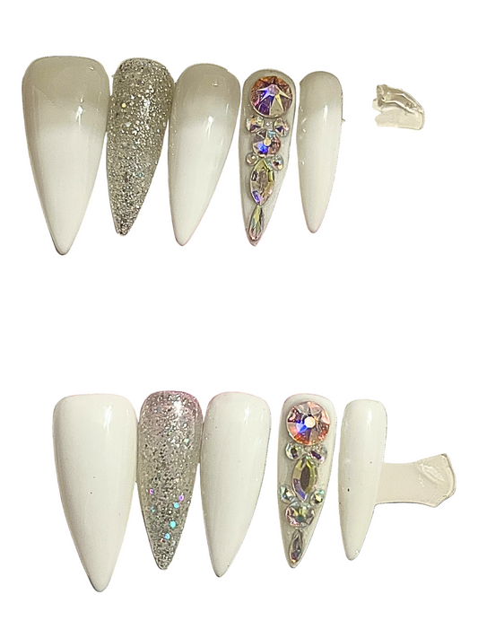 White Stiletto(Size Medium)