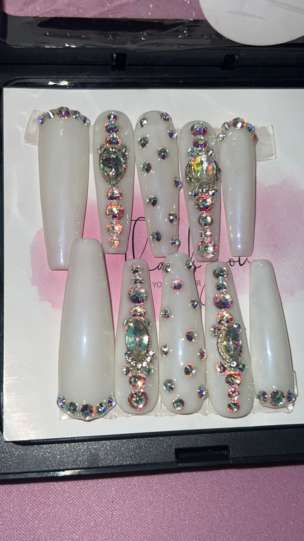 Diamond Press On Acrylic Set(Size Small)