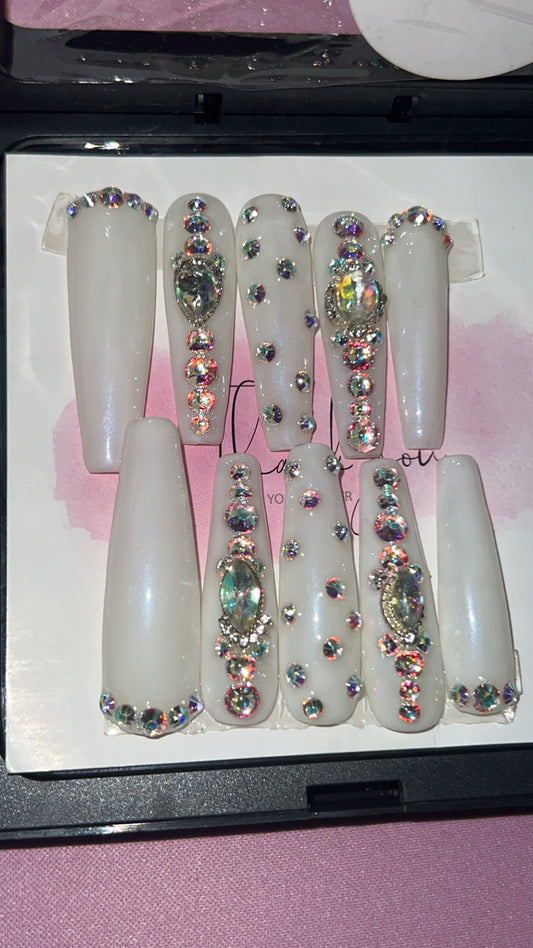 Diamond Press On Acrylic Set(Size Small)